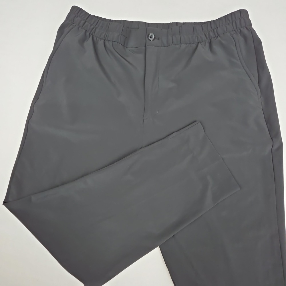 Banana Republic Airstretch Super Lightweight Flex Waist Pants Black Womens Large
